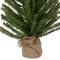 18" Unlit Traditional Scottsdale Mini Pine Artificial Christmas Tree with Burlap Base